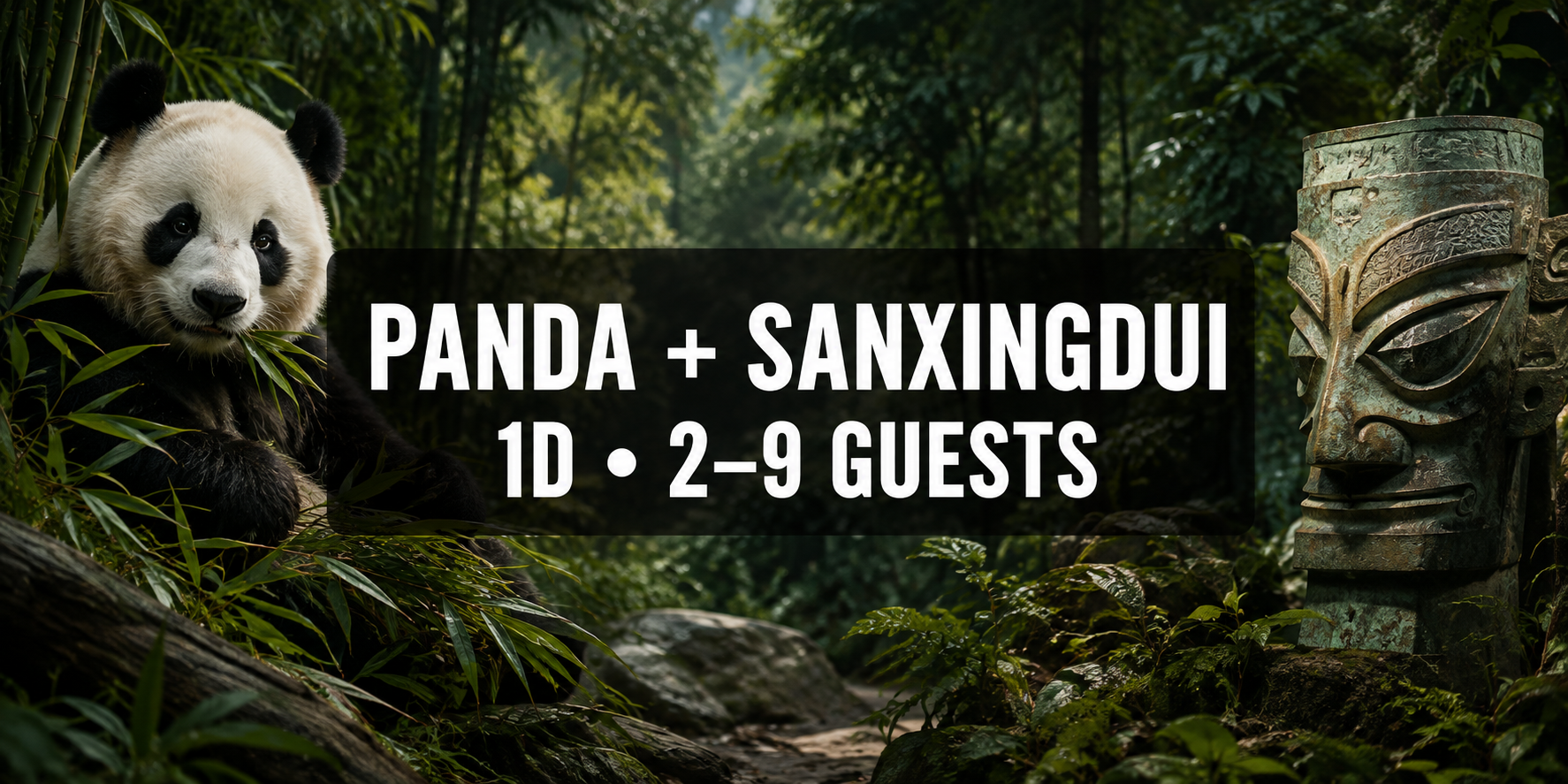 Panda Base + Sanxingdui Museum VIP English-Speaking Small-Group Tour for Foreign Guests – No Shopping Stops